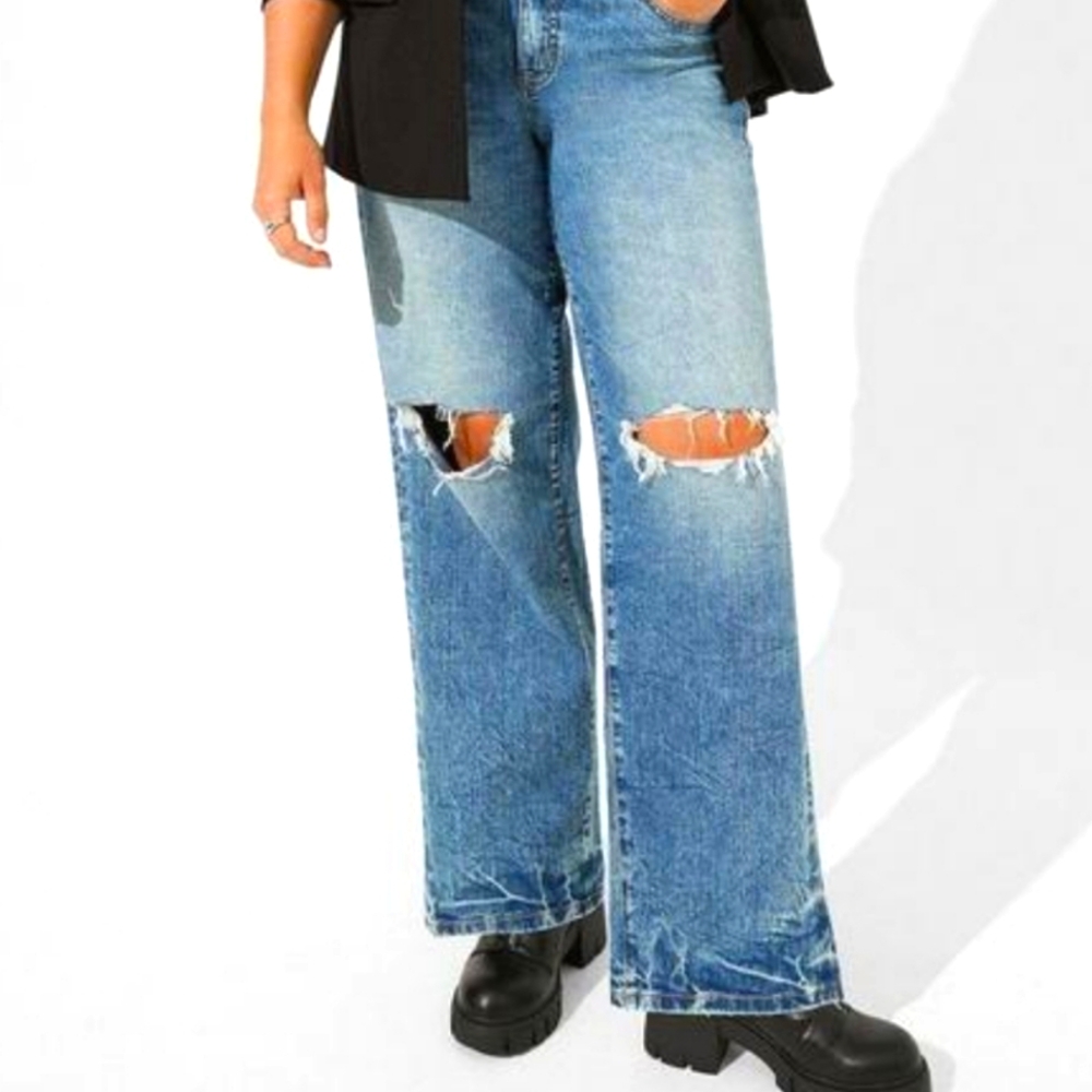 Torrid Wide Leg Vintage Stretch Jeans 20 Tall